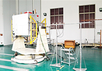 在812所进行磁测试的量子卫星